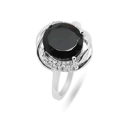 Кольцо из серебра гранат, Адели