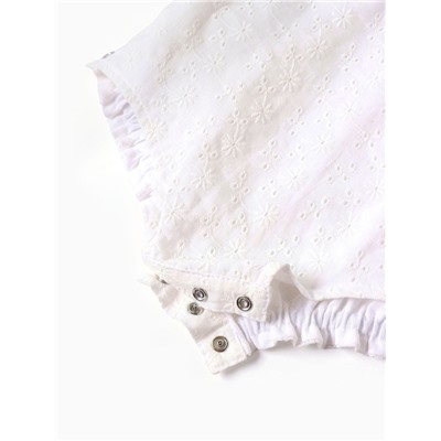 Боди для девочки MINAKU, рост 80-86 см, белое