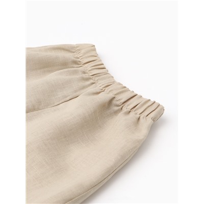 Шорты детские, MINAKU, бежевые, рост 128 см
