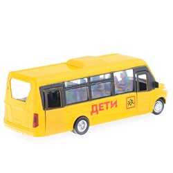 Автобус металл Iveco Daily Vsn-700 Дети, 15 см, (двери, инерц,) в коробке