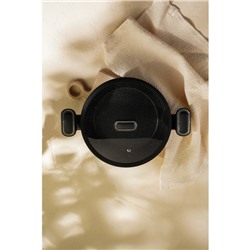 Кастрюля - жаровня SL Home, d=24 см, h=6.5 см, антипригарное покрытие, индукция, алюминий, чёрная