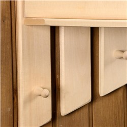 Зеркало «Диагональ», в деревянной раме, 2 крючка