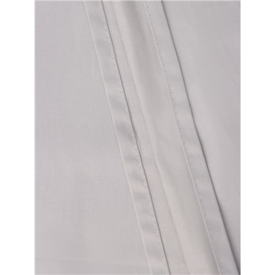 Пододеяльник 2-спальный «Этель», 175×220 см, светло-серый, сатин