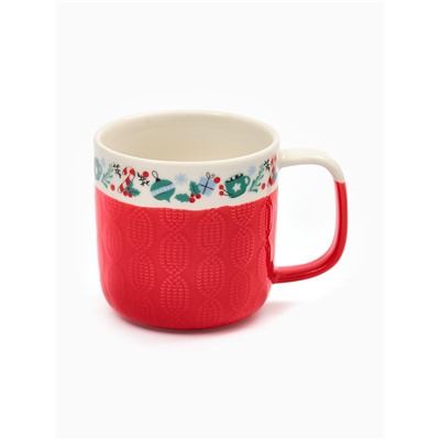 Кружка новогодняя керамическая «Новогоднее настроение», 350 мл, ручная работа