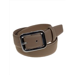 Ремень женский из натуральной кожи, цвет  бежево-серый