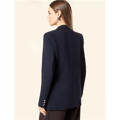 Жакет трикотажный из тонкого футера с эластаном на подкладке