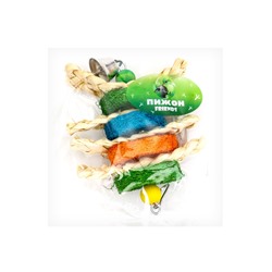 Игрушка для попугая «Сэндвич», 17×10 см, цвет МИКС