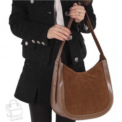 Сумка женская кожаная 7230BDAA brown Baidou