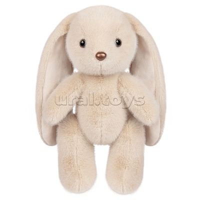 Зайка Бежевый, 20 см, в коробке