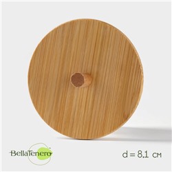 Крышка для чайника BellaTenero «ЭКО», d=8.1 см (внутренний d=7 см), с ручкой, бамбук
