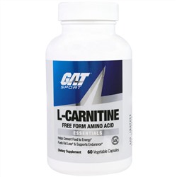 GAT, L-карнитин, 60 растительных капсул