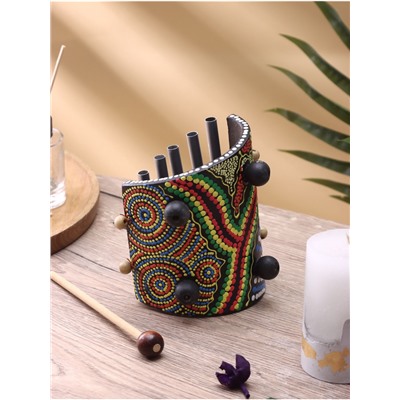 Сувенирный музыкальный инструмент «Ксилофон», 25×15×8 см, бамбук, алюминий