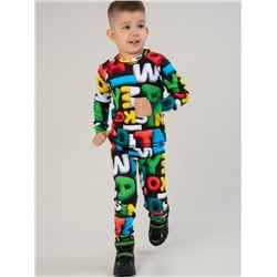 Термокомплект трикот. для мальчиков: фуфайка (футболка) с длин. рук, брюки