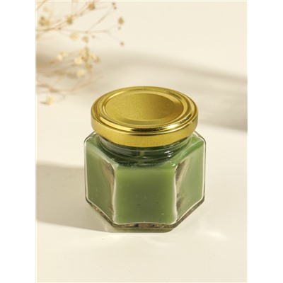 Ароматическая свеча в банке, 70 г, воска, алое