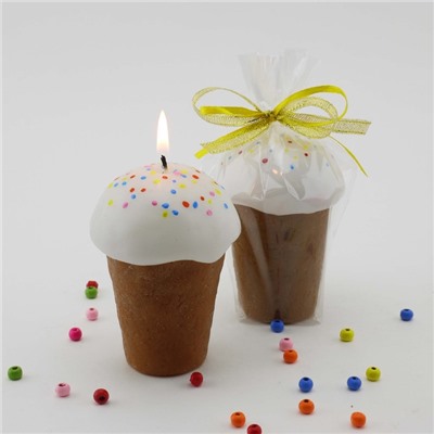 Свеча декоративная «Кулич пасхальный»