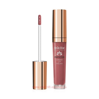 Alvin D`or Perfection Лак для губ Кремовый тон 02 Satin rose 7 гр