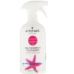 ATTITUDE, средство для чистки душа и плитки, цитрусовый аромат, 800 мл (27,1 жидк. унции)