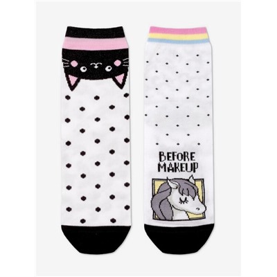 Классические CONTE ELEGANT HAPPY (3 пары в коробке) Хлопковые носки