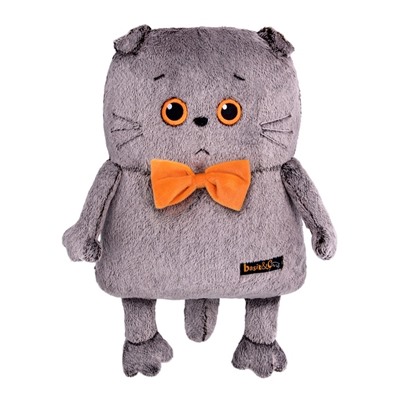 Мягкая игрушка «Кот-подушка в маске для сна», 34 см, МИКС