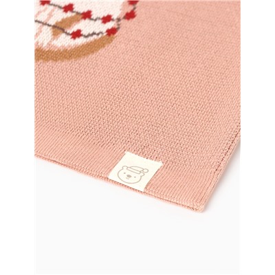 Джемпер вязаный «Крошка Я. Зимний котик», рост 92-98 см, розовый