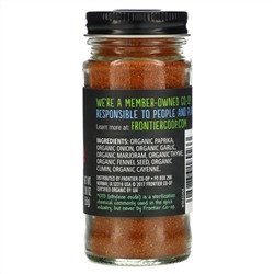 Frontier Natural Products, Органическая каджунская приправа, луизианский вкус, 59 г (2,08 унции)