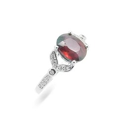 Кольцо из серебра рубин корунд, SL-RIC74