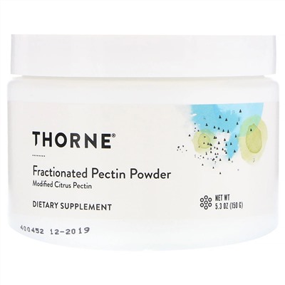 Thorne Research, Фракционированный порошкообразный пектин, 5,3 унц. (150 г)