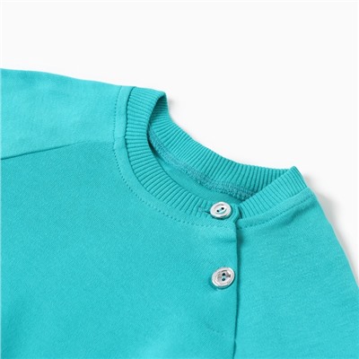 Комбинезон детский MINAKU, рост 56-62 см, изумрудный