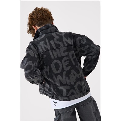 Куртка текстильная джинсовая для мальчиков PLAYTODAY, 1240615