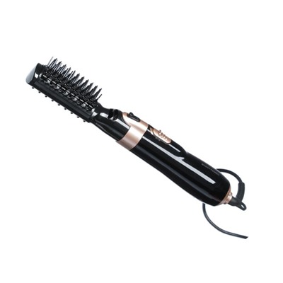 Фен-щётка Luazon LFS-02, 1400 Вт, 2 скорости, 4 насадки, чёрная