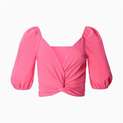 Топ рубашка женский MIST Summer time, розовый, размер 44