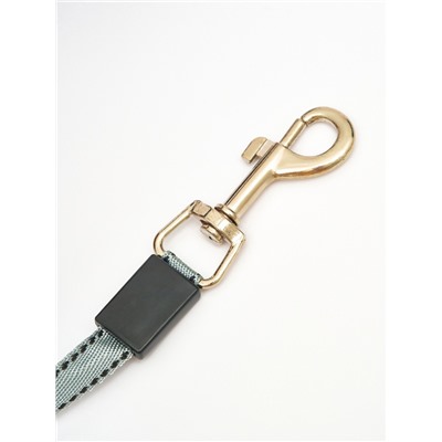 Рулетка - поводок «Косточка», 3 м, с контейнером для пакетов, пластик, чёрная