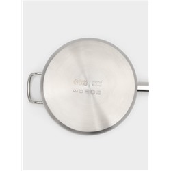 Ковш Hanna Knövell, 6.3 л, d=24, h=14 см, с крышкой, толщина стенки 0.8 мм, индукция, нержавеющая сталь