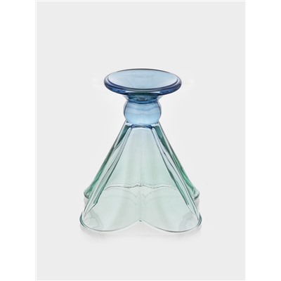 Креманка «Летний день», 12.3×11.5 см, стекло, зелёная, синяя