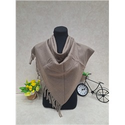 Платок из кашемира, цвет бежево-серый