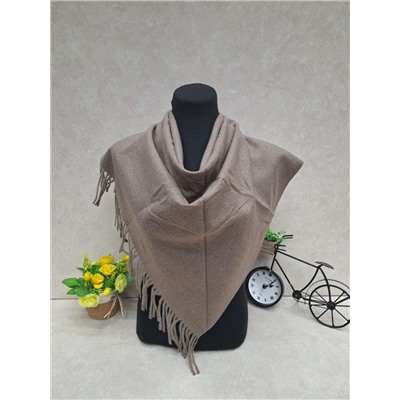 Платок из кашемира, цвет бежево-серый