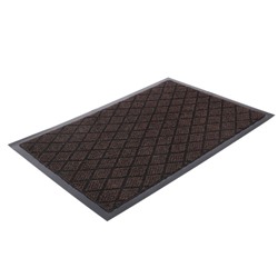 Коврик придверный влаговпитывающий «Галант», 40×60 см, коричневый