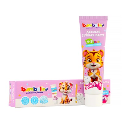 Зубная паста для детей Bambolina 4-8 лет, 50 мл