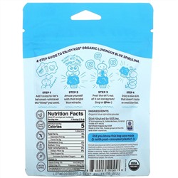 KOS, Organic Luminous Blue Spirulina Powder, 1.4 oz (40 g)