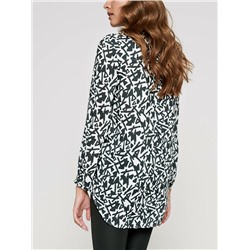 Блузы CONTE LBL 1091 Рубашка с геометрическим рисунком из хлопка премиального качества