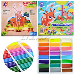 Пластилин 24 цв. "ZOO"