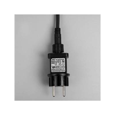 Гирлянда «Клип-лайт» 5 нитей по 20 м, IP44, УМС, тёмная нить, 665 LED, свечение белое, 24 В