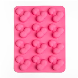 Форма для шоколада, 18+, 13×17 см, розовый