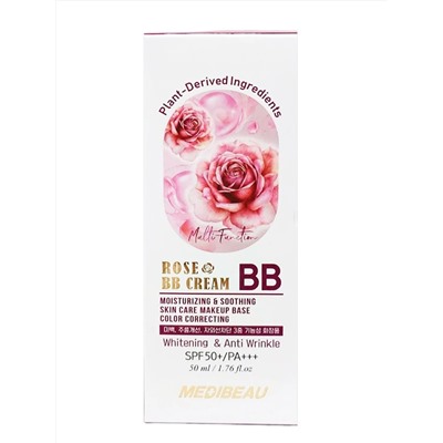 MEDIBEAU Многофункциональный ВВ-крем с экстрактом розы / Rose BB Cream SPF 50+/PA+++, 50 мл 25385