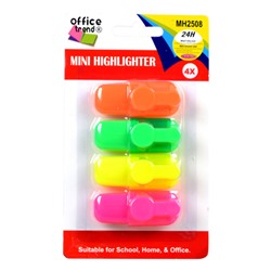 Текстовыделитель набор 4 штуки / MH2508 /уп 72/288/АКЦИЯ