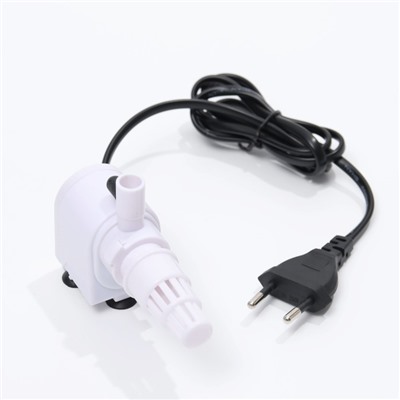 Помпа аквариумная JINGYE JY-1100, 400 л/ч, 4 Вт, высота подъема воды 0.4 м