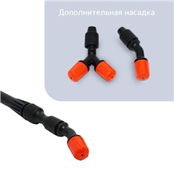 Опрыскиватель ранцевый ОГ-111, 16 л, термоусадка, пластиковый брандспойт, «Жук»