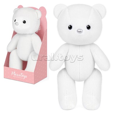 Мишка Белый, 20 см, в коробке