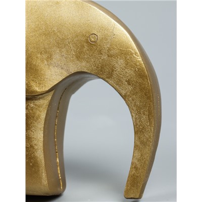 УЦЕНКА Фигурка полистоун «Золотой слоник», 3.5×13×7.5 см