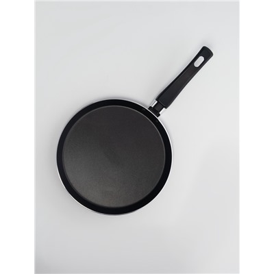 Сковорода блинная «Эксперт», d=22 см, пластиковая ручка, антипригарное покрытие, алюминий, бордовая